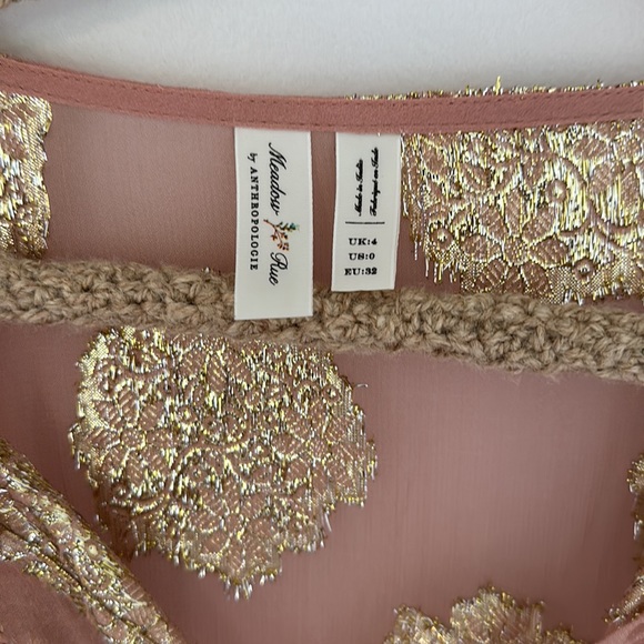 Anthropologie Meadow Rue Blouse Size US 0 - Picture 2 of 5